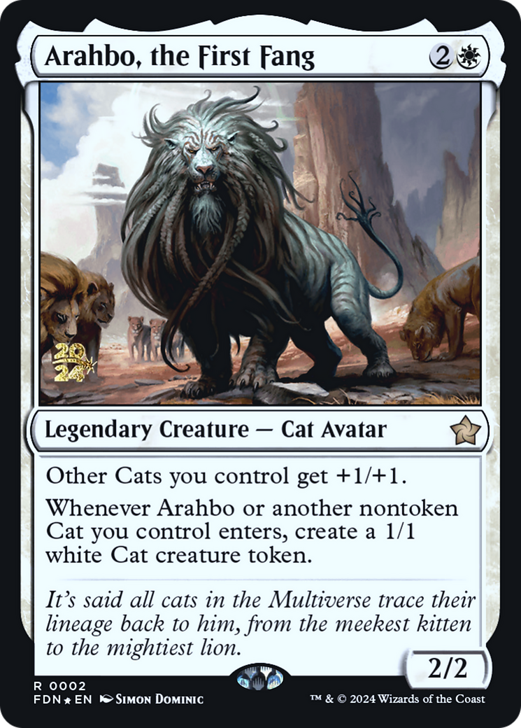 Arahbo, the First Fang [Foundations Prerelease Promos] | Grognard Games