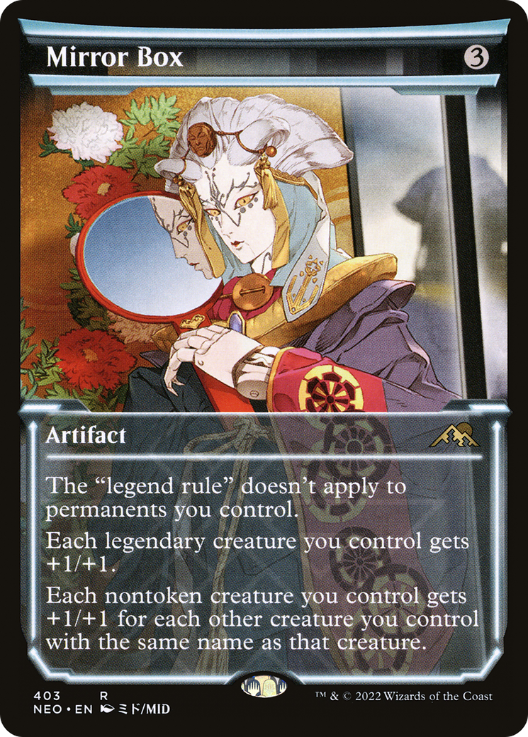 Mirror Box (NEO-403) - Kamigawa: Neon Dynasty: (Showcase) Foil | Grognard Games