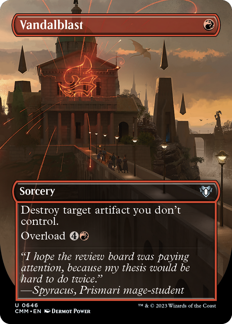 Vandalblast (Borderless Alternate Art) [Commander Masters] | Grognard Games