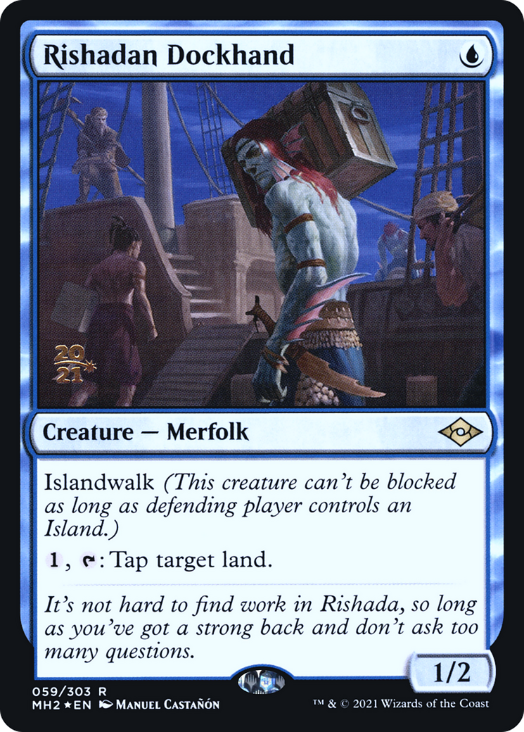 Rishadan Dockhand [Modern Horizons 2 Prerelease Promos] | Grognard Games