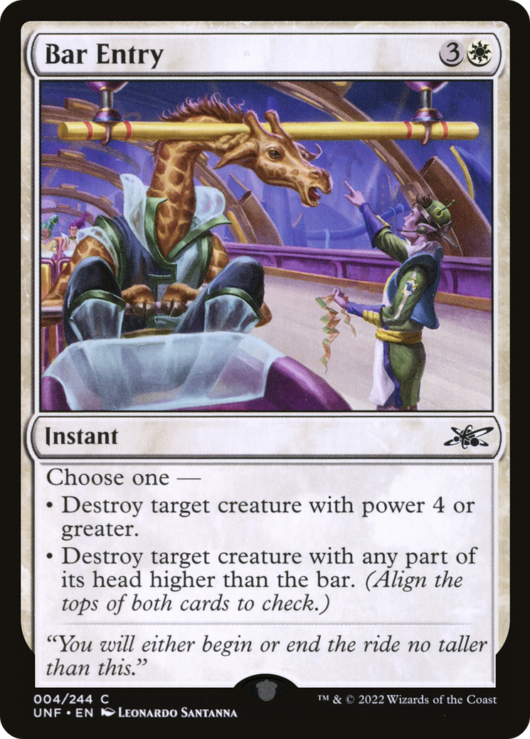 Bar Entry [Unfinity] | Grognard Games