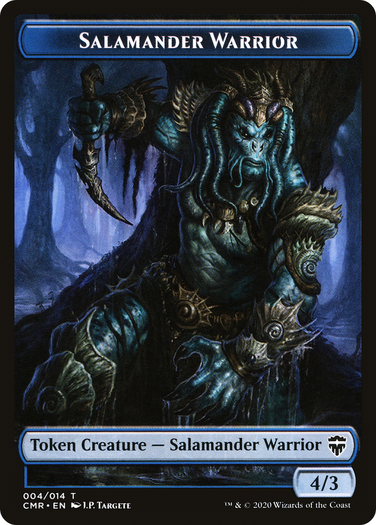 Salamander Warrior (CMR-004) - Commander Legends Tokens Foil | Grognard Games