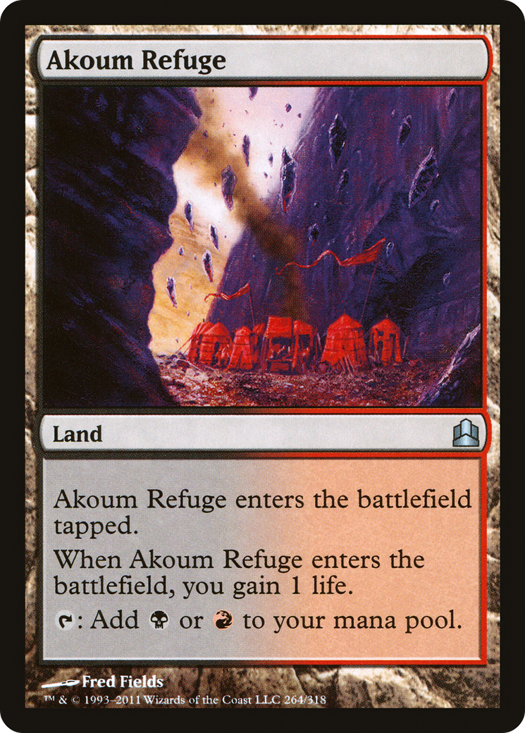 Akoum Refuge [Commander 2011] | Grognard Games