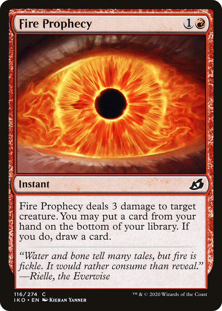 Fire Prophecy [Ikoria: Lair of Behemoths] | Grognard Games
