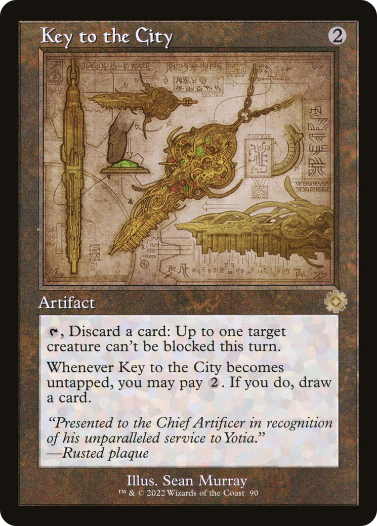 Key to the City (Retro Schematic) [The Brothers' War Retro Artifacts] | Grognard Games