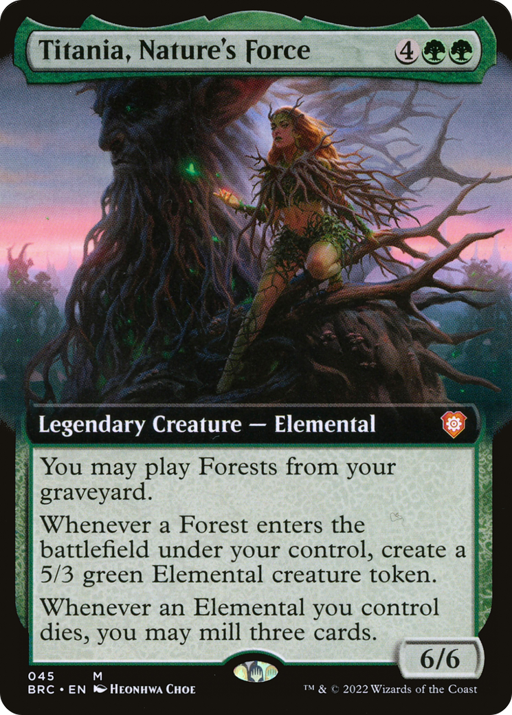 Titania, Nature's Force (Extended Art) [The Brothers' War Commander] | Grognard Games