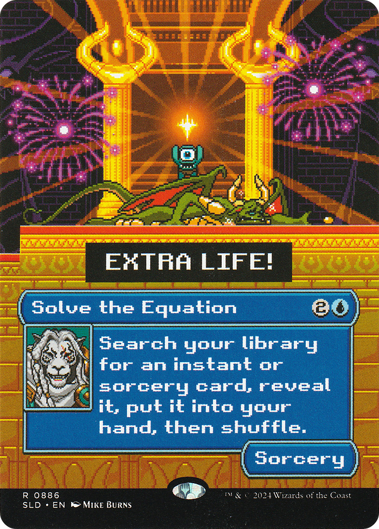 Solve the Equation (SLD-886) - Secret Lair Drop (Borderless) Foil | Grognard Games