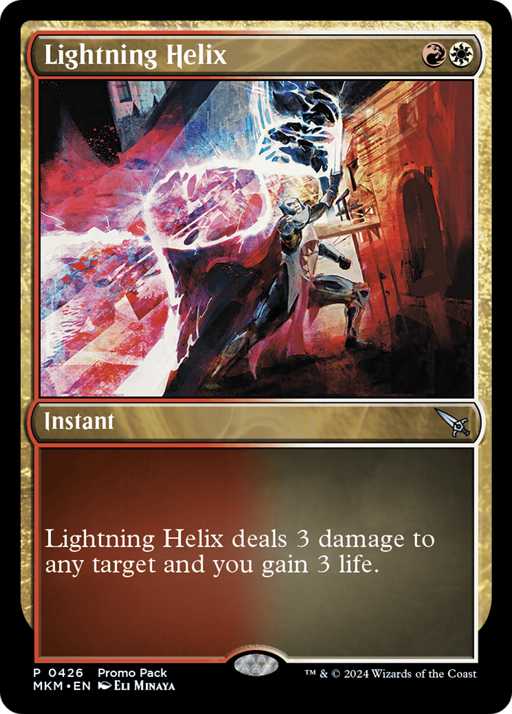 Lightning Helix (Promo Pack) [Murders at Karlov Manor Promos] | Grognard Games