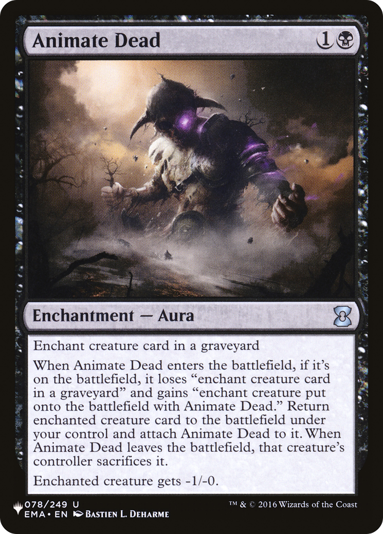 Animate Dead (LIST-078) - The List | Grognard Games