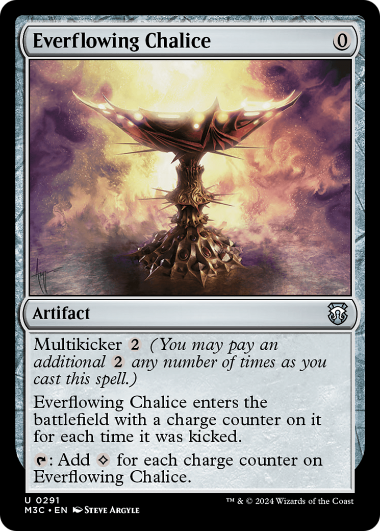 Everflowing Chalice (Ripple Foil) [Modern Horizons 3 Commander] | Grognard Games