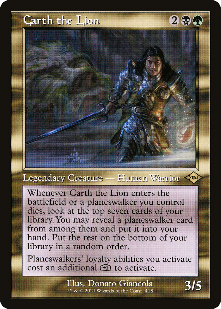 Carth the Lion (Retro) [Modern Horizons 2] | Grognard Games