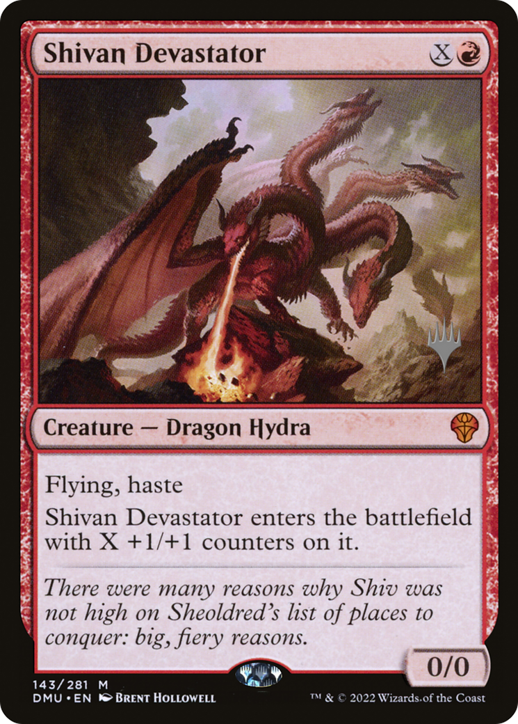 Shivan Devastator (Promo Pack) [Dominaria United Promos] | Grognard Games