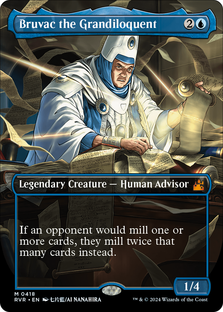 Bruvac the Grandiloquent (Anime Borderless) [Ravnica Remastered] | Grognard Games