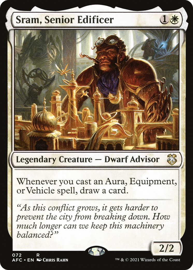 Sram, Senior Edificer [Dungeons & Dragons: Adventures in the Forgotten Realms Commander] | Grognard Games