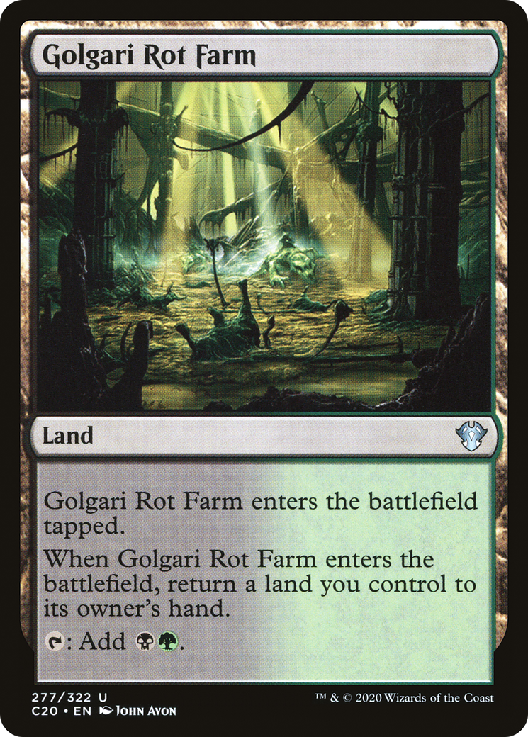 Golgari Rot Farm [Commander 2020] | Grognard Games
