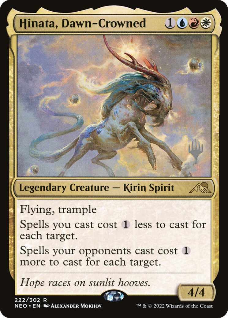 Hinata, Dawn-Crowned (Promo Pack) [Kamigawa: Neon Dynasty Promos] | Grognard Games