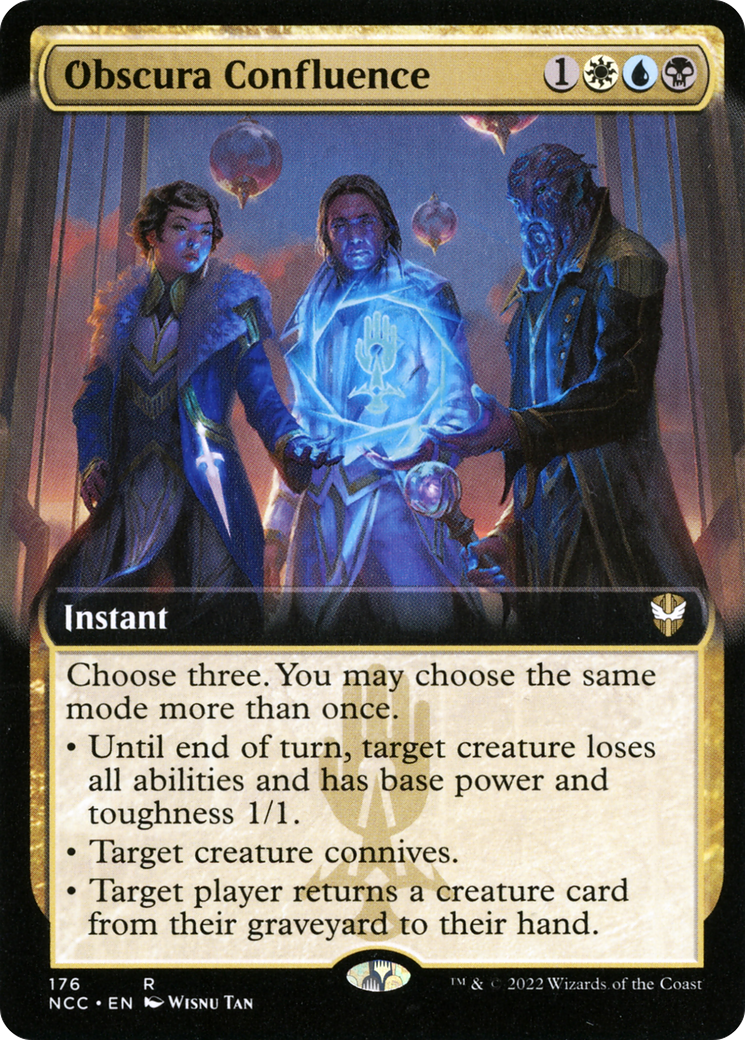 Obscura Confluence (Extended Art) [Streets of New Capenna Commander] | Grognard Games