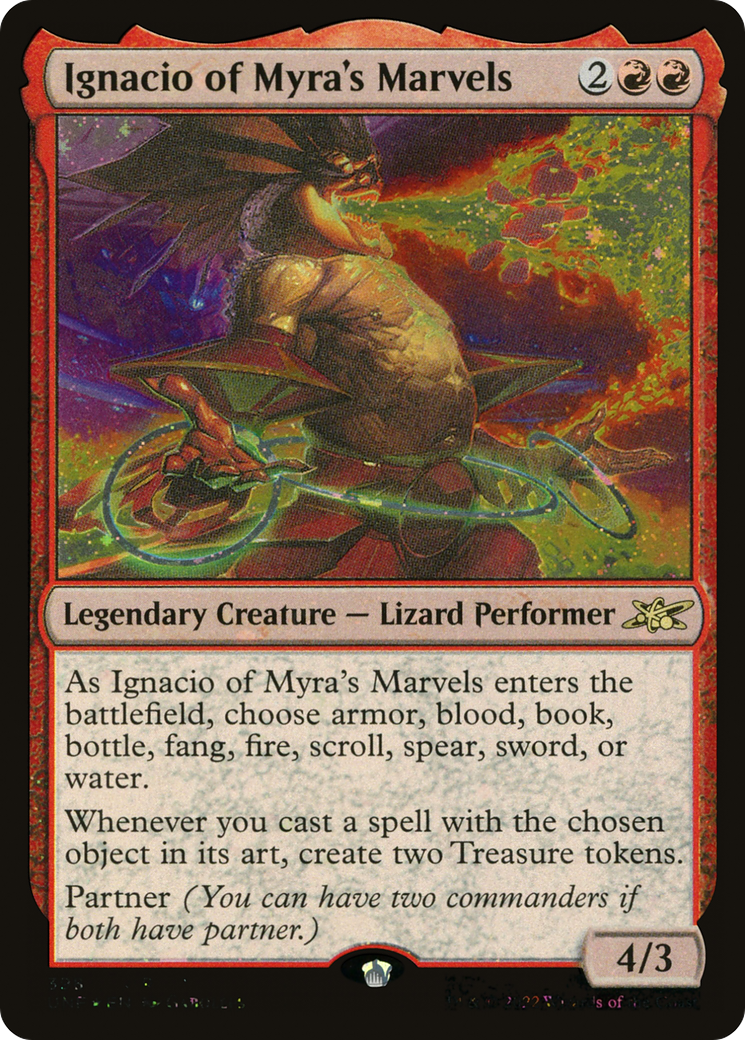 Ignacio of Myra's Marvels (Galaxy Foil) [Unfinity] | Grognard Games