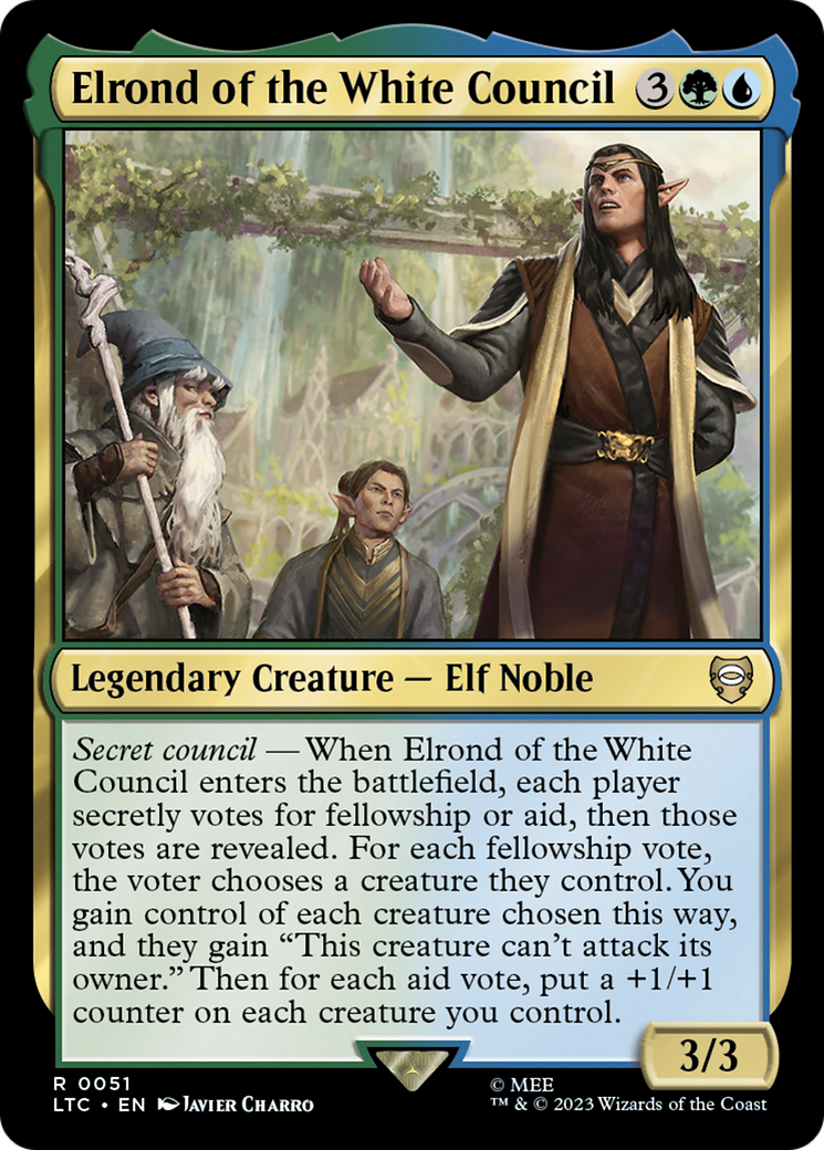 Elrond of the White Council [The Lord of the Rings: Tales of Middle-Earth Commander] | Grognard Games