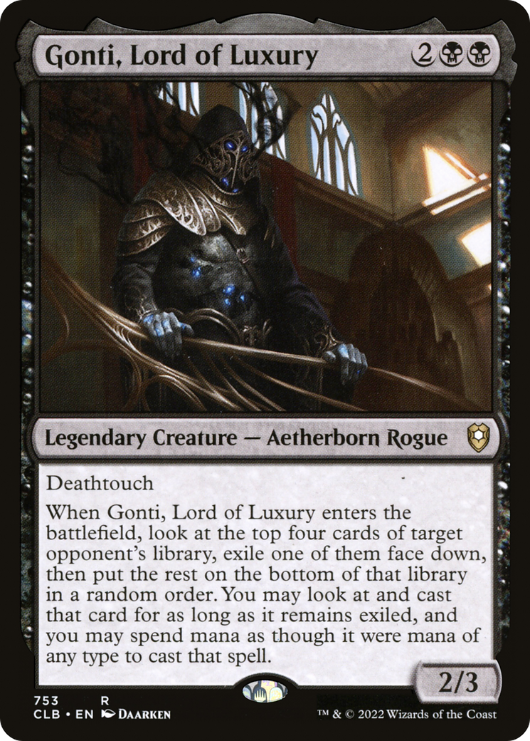 Gonti, Lord of Luxury [Commander Legends: Battle for Baldur's Gate] | Grognard Games