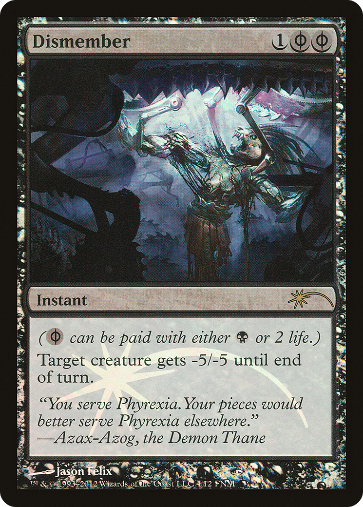 Dismember [Friday Night Magic 2012] | Grognard Games