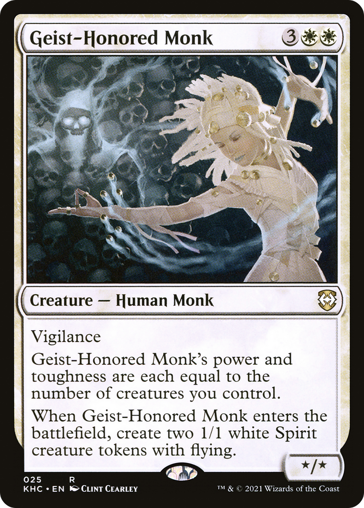 Geist-Honored Monk [Kaldheim Commander] | Grognard Games