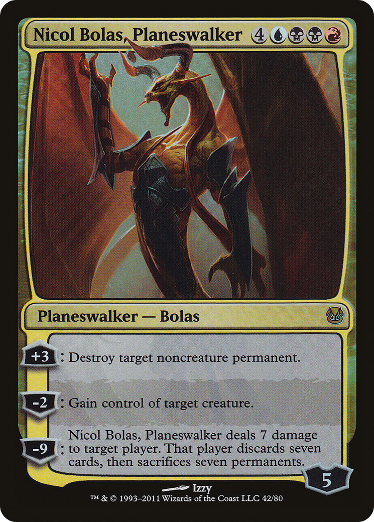 Nicol Bolas, Planeswalker (DDH-042) - Duel Decks: Ajani vs. Nicol Bolas | Grognard Games
