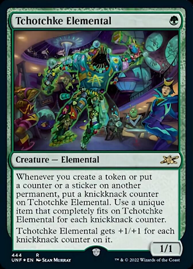 Tchotchke Elemental (Galaxy Foil) [Unfinity] | Grognard Games