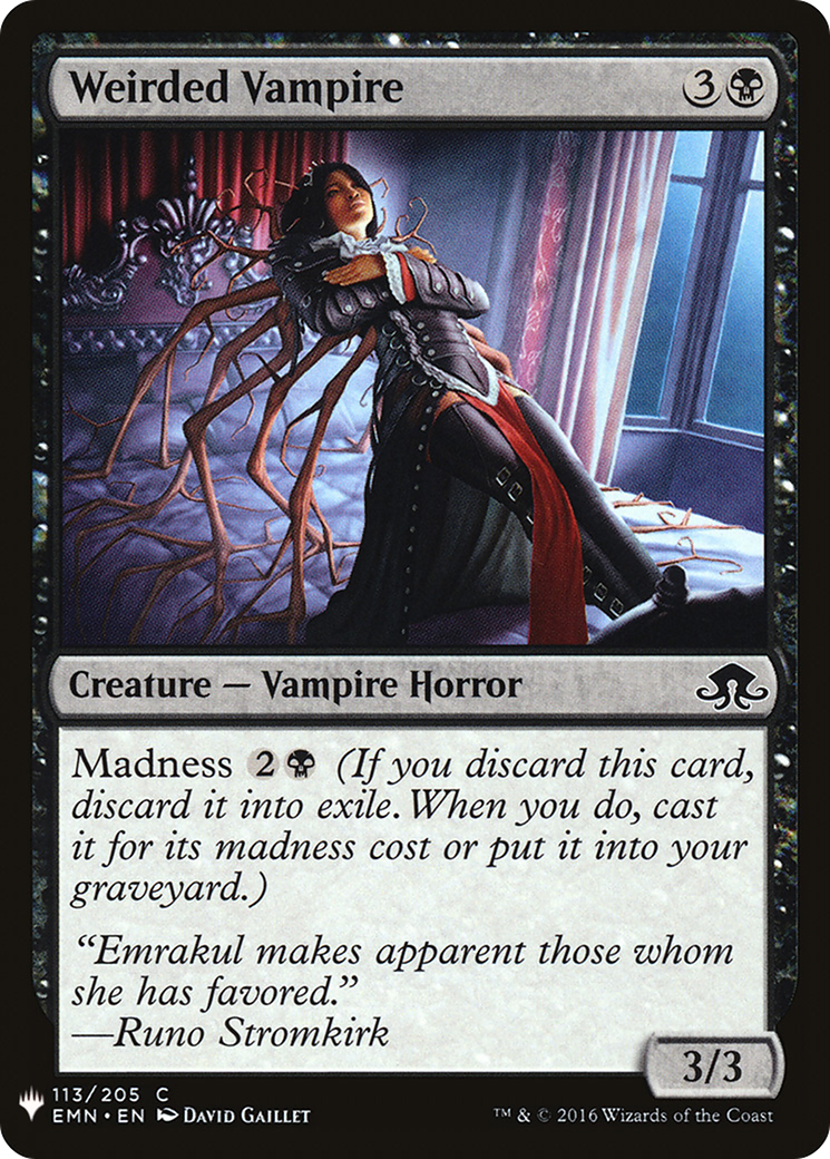 Weirded Vampire [Mystery Booster] | Grognard Games