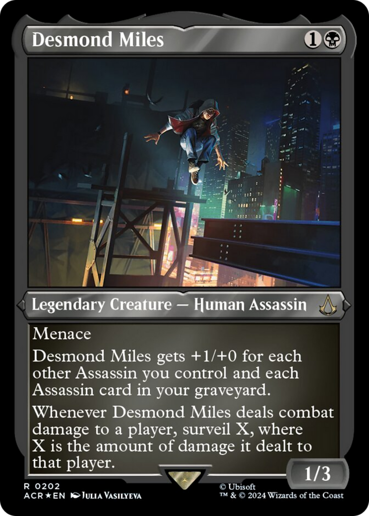 Desmond Miles (Foil Etched) [Assassin's Creed] | Grognard Games