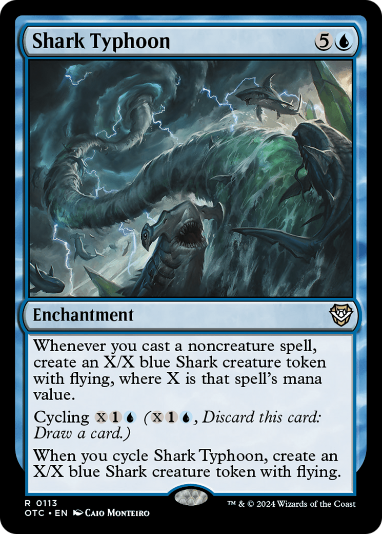 Shark Typhoon [Outlaws of Thunder Junction Commander] | Grognard Games
