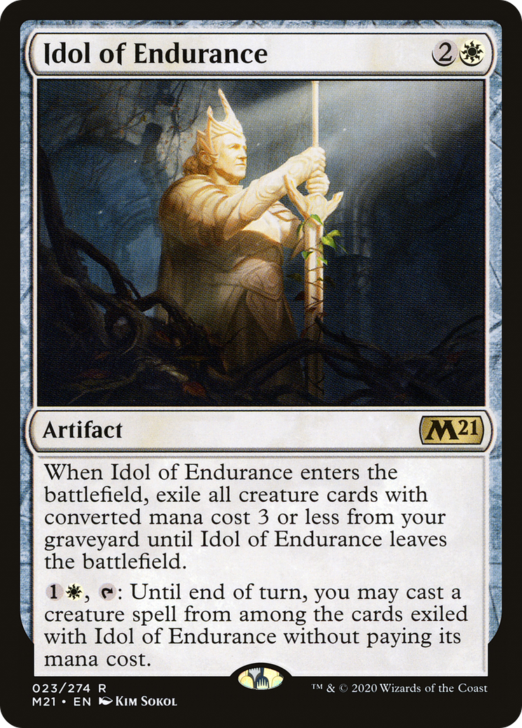 Idol of Endurance (M21-023) - Core Set 2021 Foil | Grognard Games