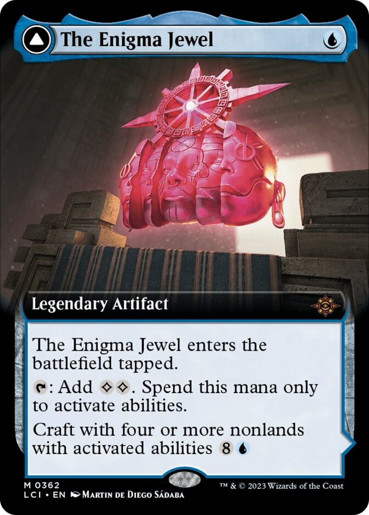 The Enigma Jewel // Locus of Enlightenment (Extended Art) [The Lost Caverns of Ixalan] | Grognard Games