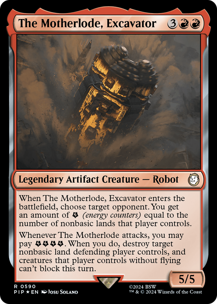 The Motherlode, Excavator (Surge Foil) [Fallout] | Grognard Games