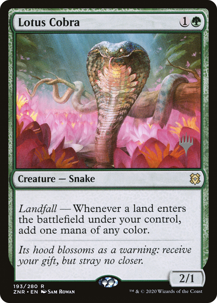 Lotus Cobra (Promo Pack) [Zendikar Rising Promos] | Grognard Games