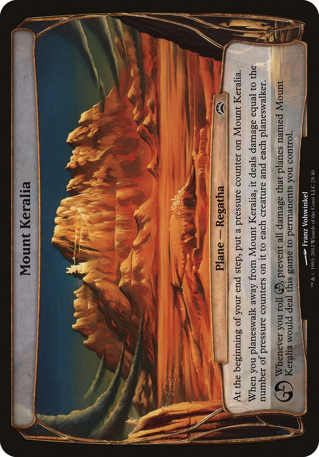 Mount Keralia (OVER-025) - Planechase 2012 Planes Foil | Grognard Games
