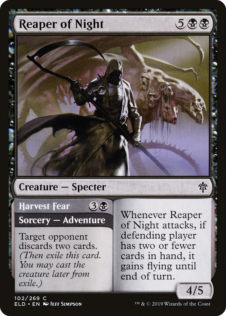 Reaper of Night // Harvest Fear [Throne of Eldraine] | Grognard Games