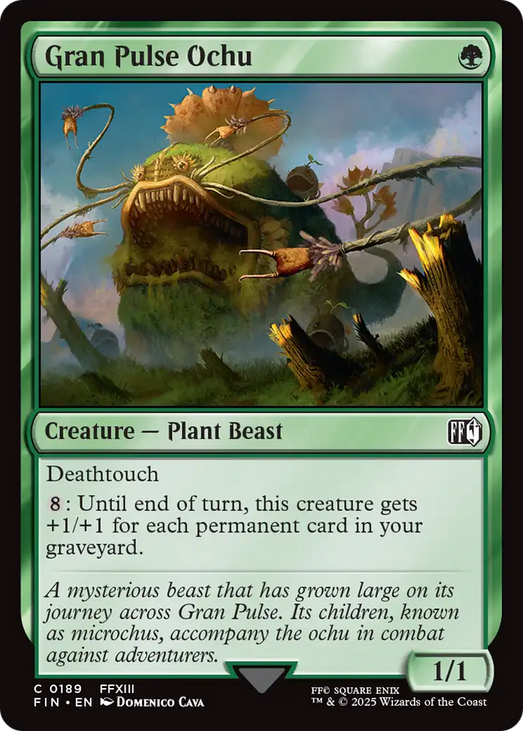 Gran Pulse Ochu (FIN-189) - FINAL FANTASY Foil | Grognard Games