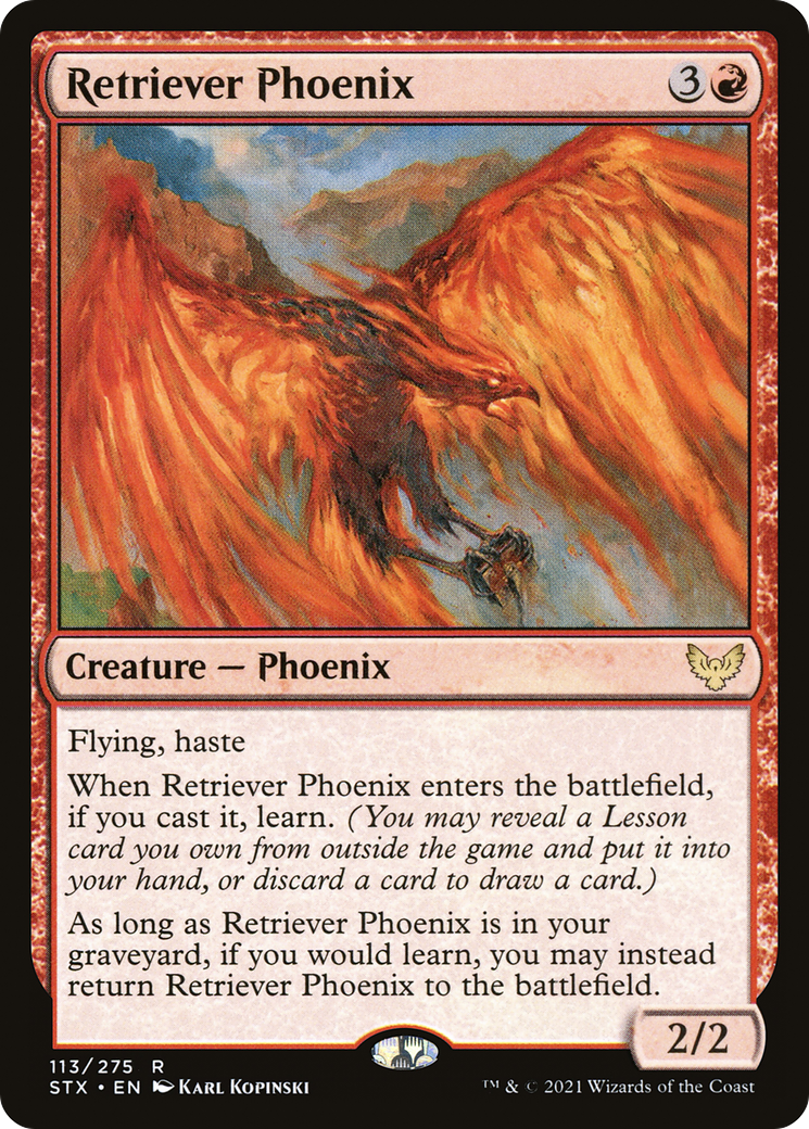 Retriever Phoenix [Strixhaven: School of Mages] | Grognard Games