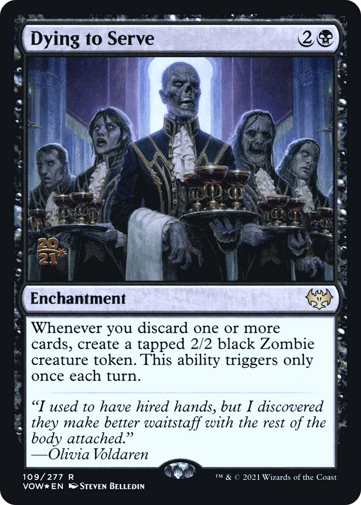 Dying to Serve [Innistrad: Crimson Vow Prerelease Promos] | Grognard Games