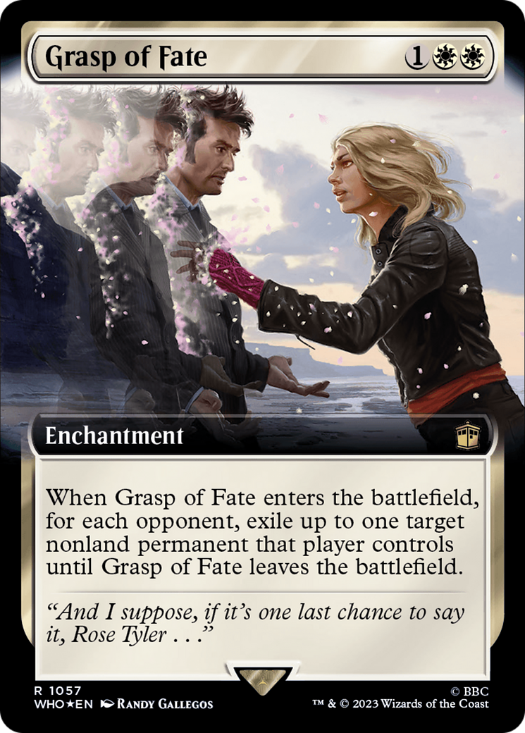 Grasp of Fate (Extended Art) (Surge Foil) [Doctor Who] | Grognard Games