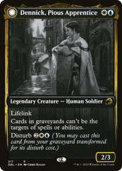 Dennick, Pious Apprentice // Dennick, Pious Apparition [Innistrad: Double Feature] | Grognard Games