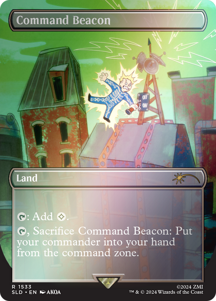 Command Beacon (Rainbow Foil) [Secret Lair Drop Series] | Grognard Games