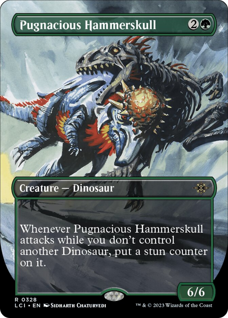 Pugnacious Hammerskull (Borderless) [The Lost Caverns of Ixalan] | Grognard Games