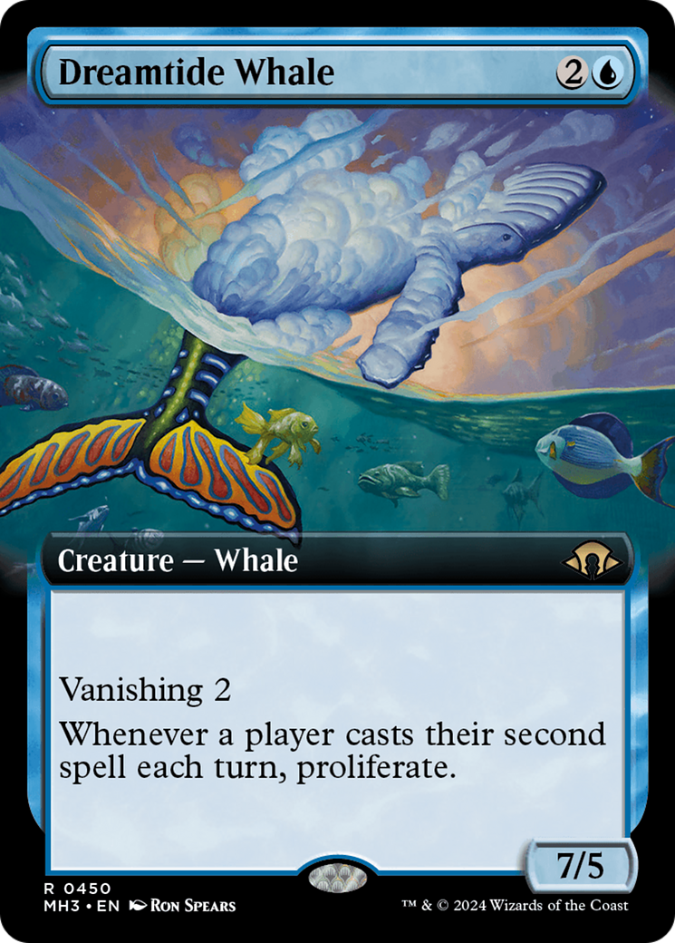 Dreamtide Whale (Extended Art) [Modern Horizons 3] | Grognard Games