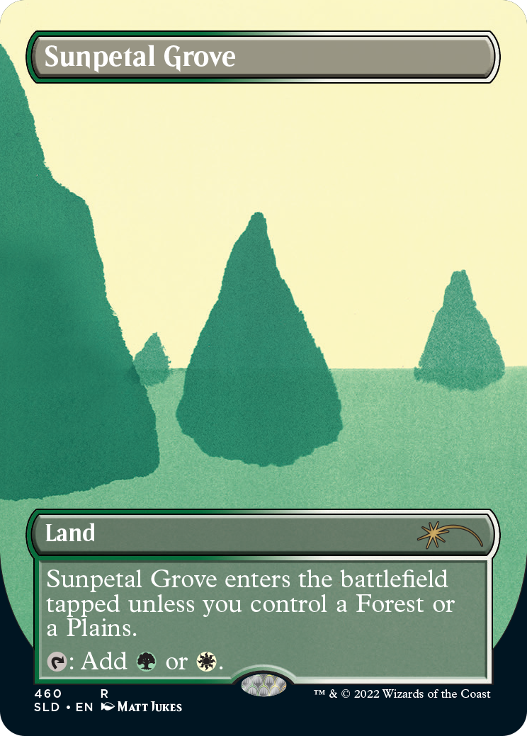 Sunpetal Grove (Borderless) [Secret Lair Drop Series] | Grognard Games