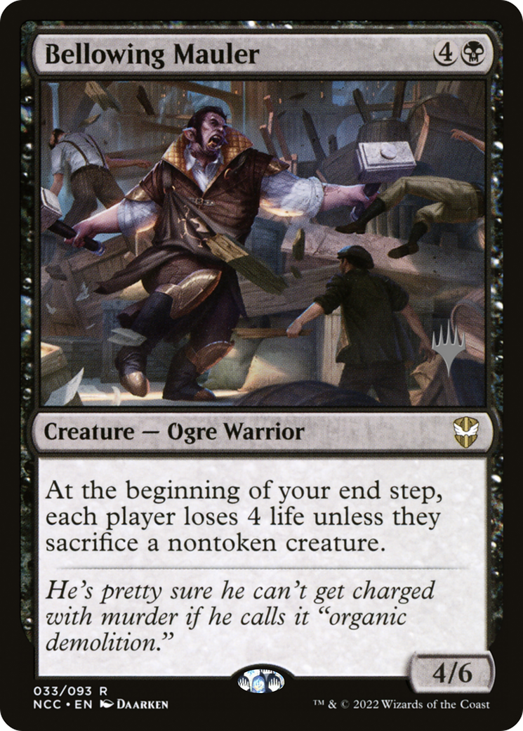 Bellowing Mauler (Promo Pack) [Streets of New Capenna Commander Promos] | Grognard Games