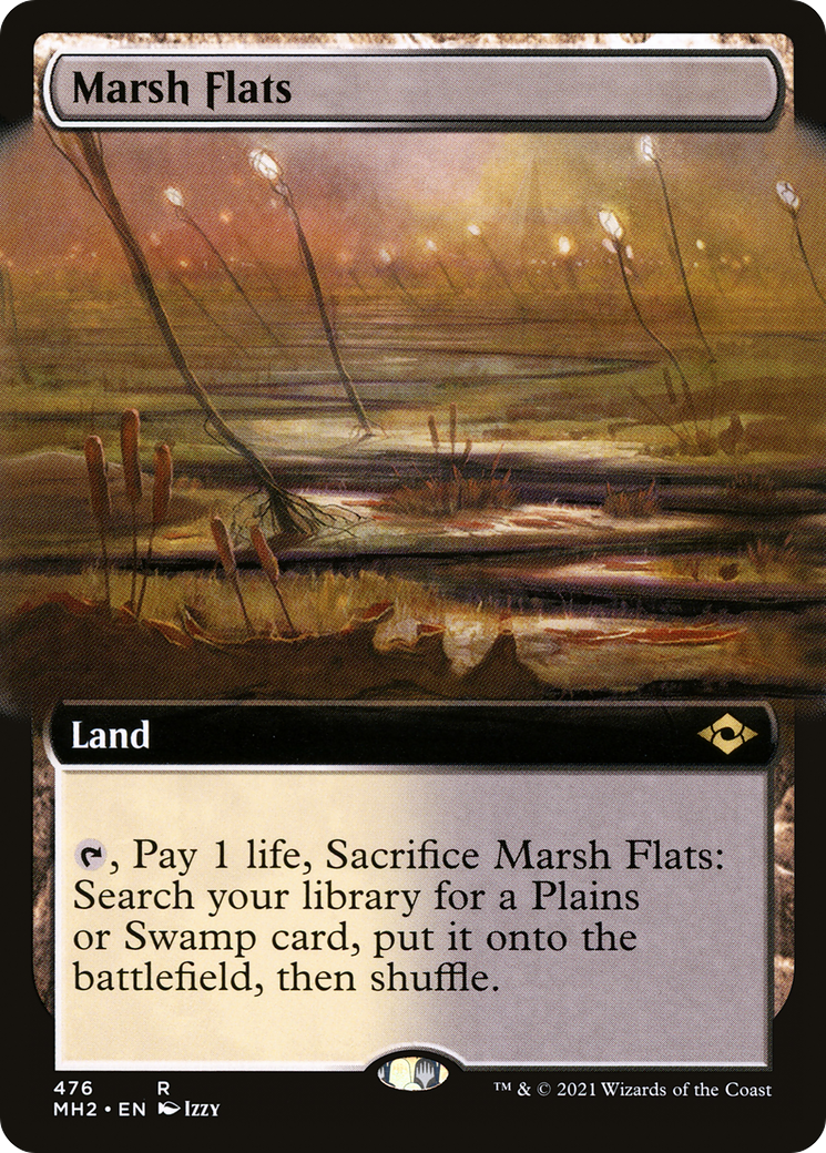 Marsh Flats (Extended Art) [Modern Horizons 2] | Grognard Games