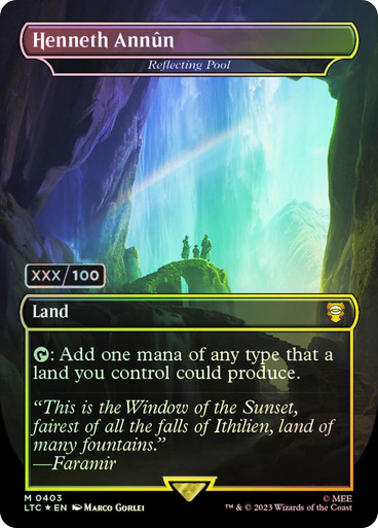 Henneth Annun - Reflecting Pool (Serialized) [The Lord of the Rings: Tales of Middle-Earth Commander] | Grognard Games
