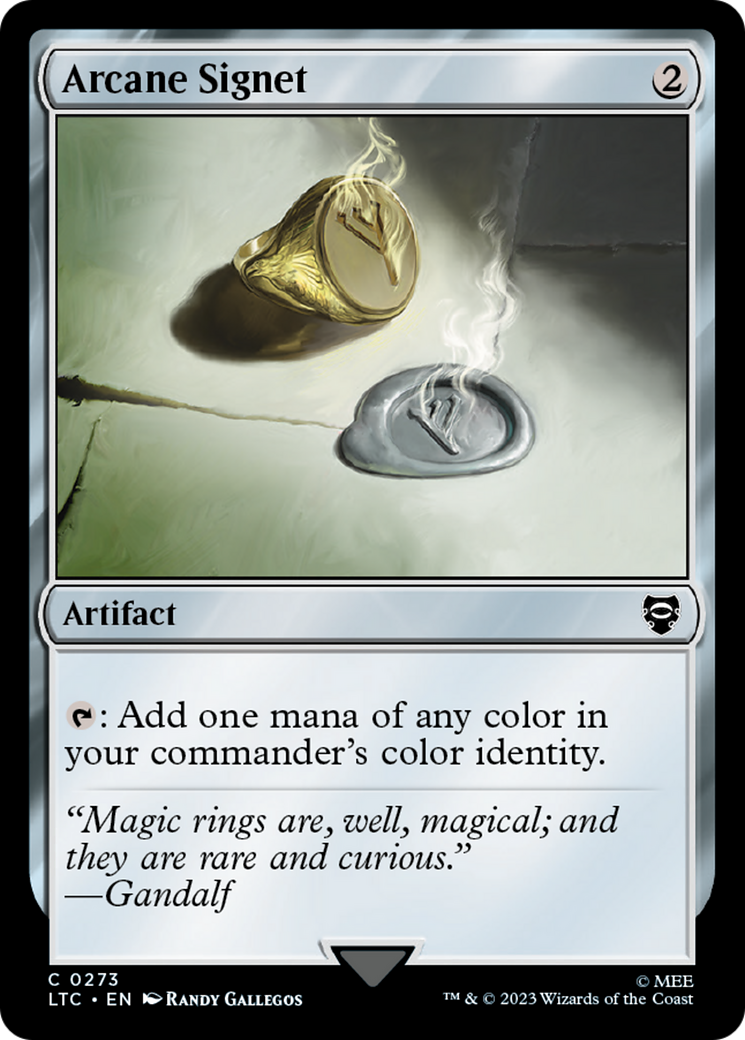 Arcane Signet [The Lord of the Rings: Tales of Middle-Earth Commander] | Grognard Games